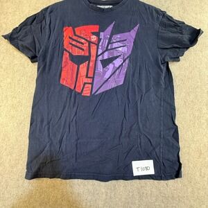 Transformers Loot Crate Limited Edition Graphic T-Shirt Navy Blue Mens Large L